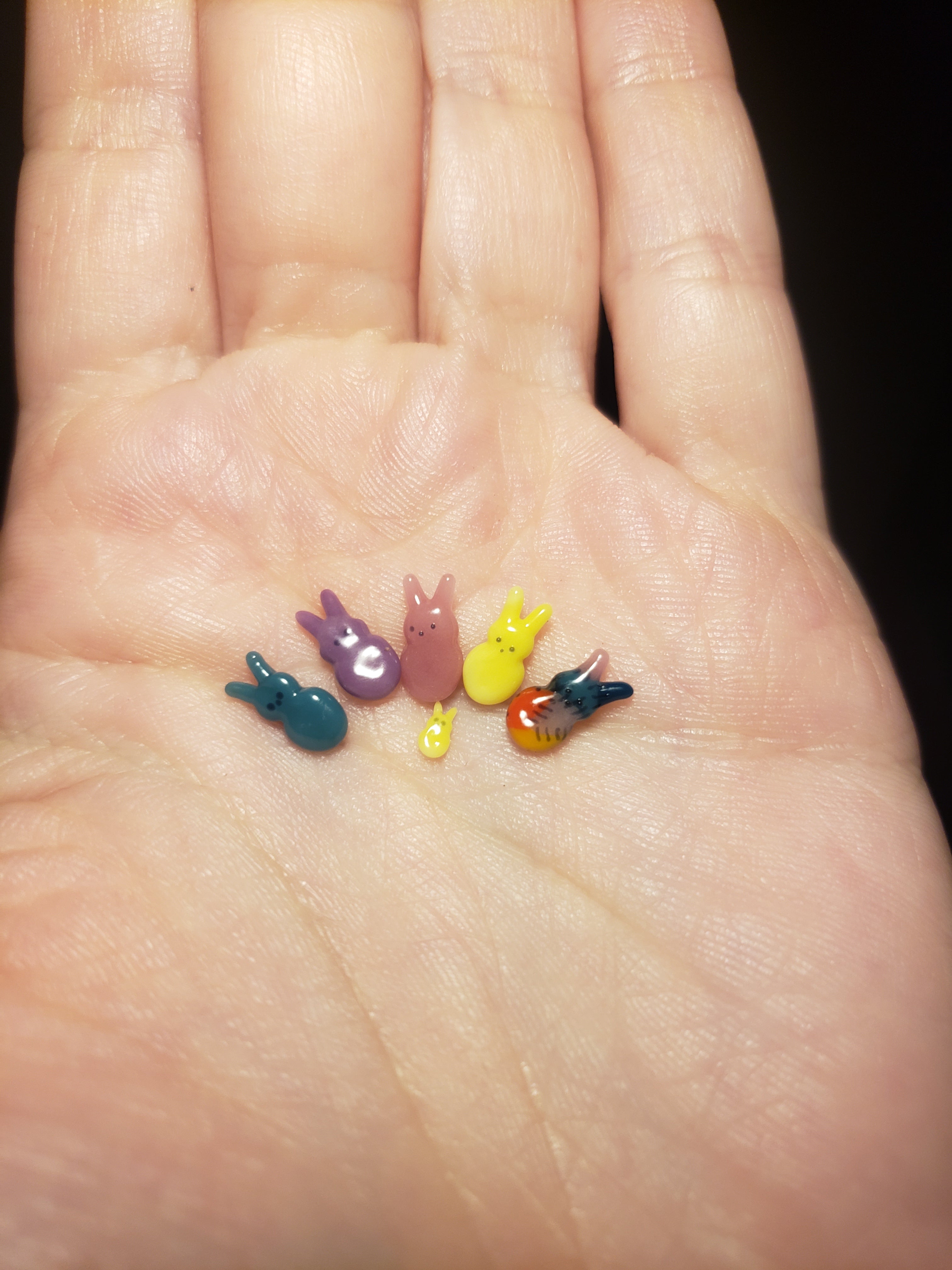 Easter bunny peeps pearls