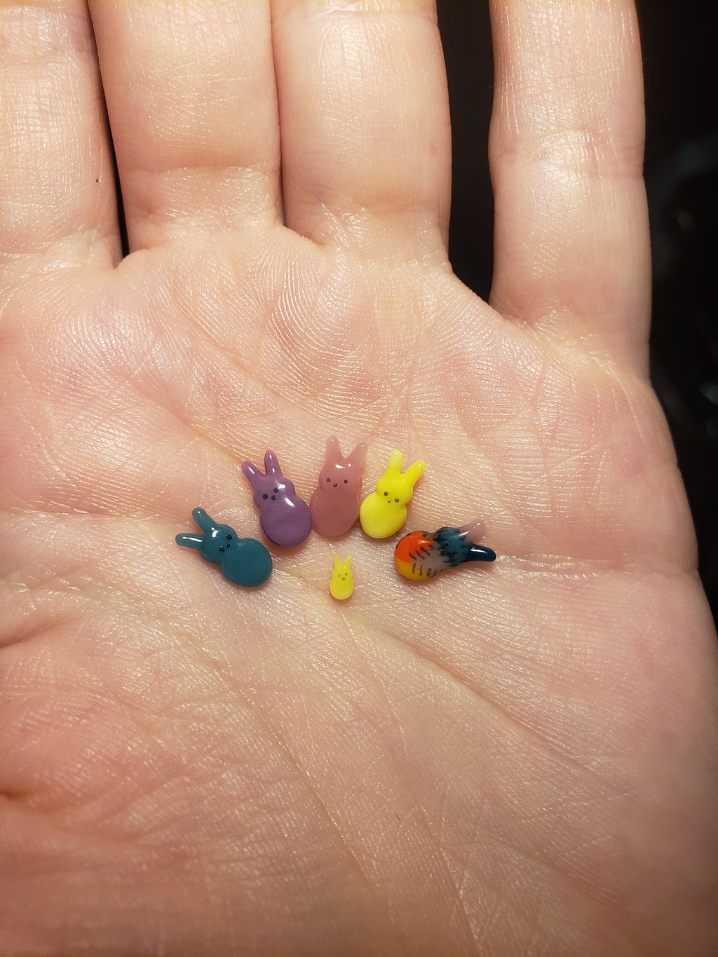Easter bunny peeps pearls